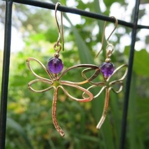 Large Beaded Dragonfly Drop